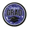 9" Graduation Party Congrats Grad Round Paper Dinner Plates 25 Ct.